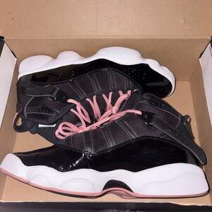 Air Jordan 6 Rings GS Black Pink Foam Size 9.5 Men’s